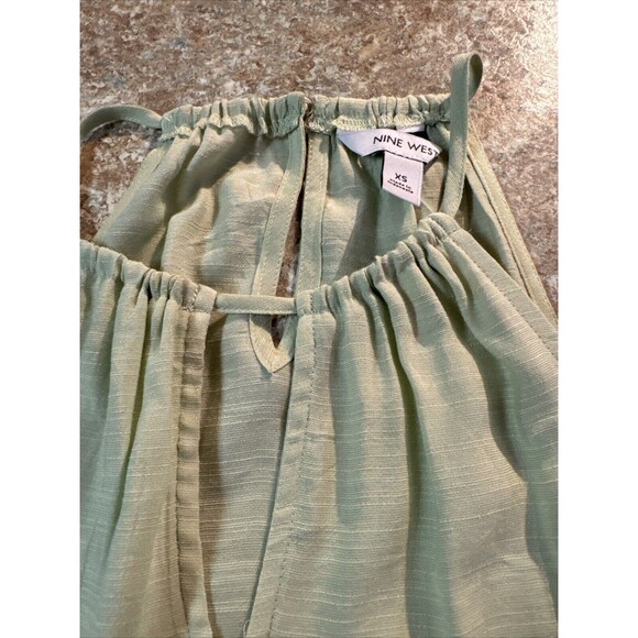 Nine West Mint Green Keyhole Tank XS New - Picture 2 of 15